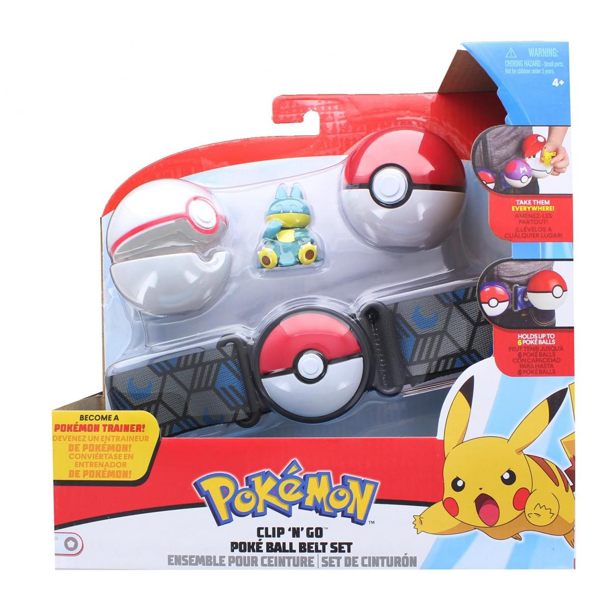 Pokemon Clip N Go Belt Set | Munchlax w/ Poke & Premier Ball picture