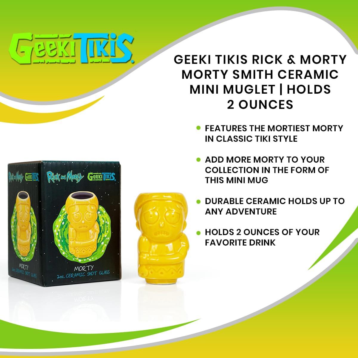 Geeki Tikis Rick and Morty Mini Muglet | Morty | Holds 2 Ounces picture