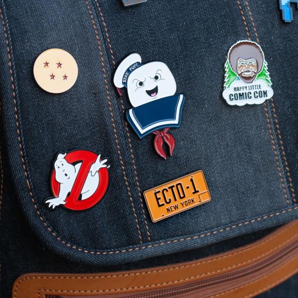 Ghostbusters Stay Puft Marshmallow Man Soft Enamel Pin picture