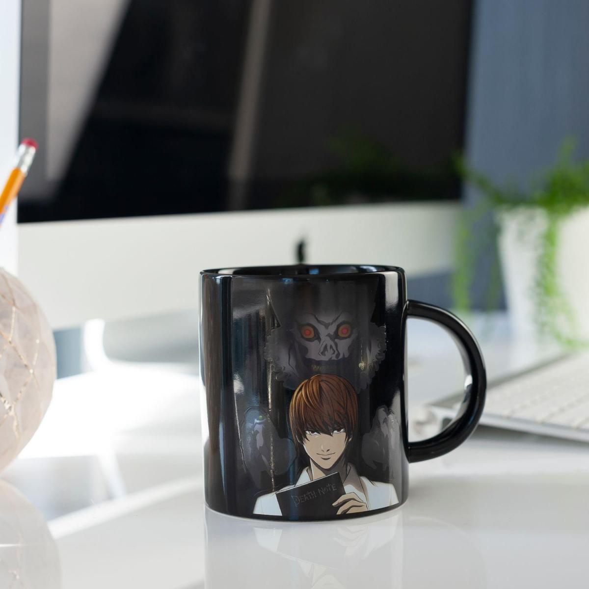Death Note Light Yagami/ Ryuk Heat Changing 16oz Ceramic Mug picture