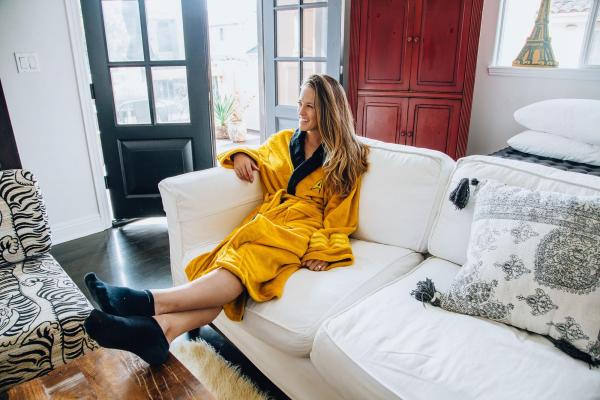 Star Trek Kirk Adult Fleece Bath Robe | One Size picture