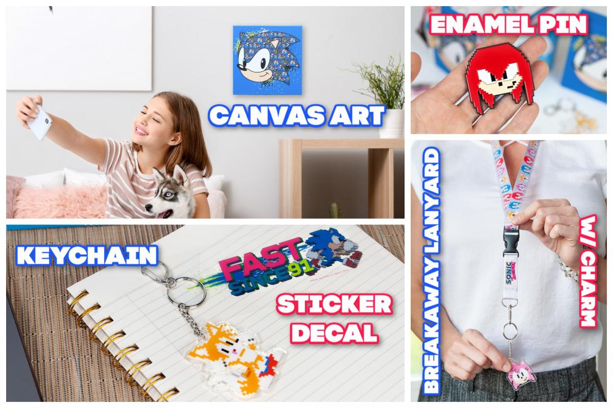 Sonic 90s Arcade Collectors Box | 5 Themed Collectibles picture