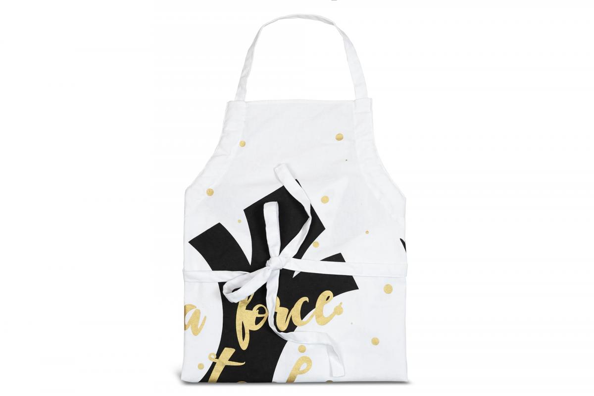 Star Wars "Force To Be Reckoned With" White Kitchen Apron picture