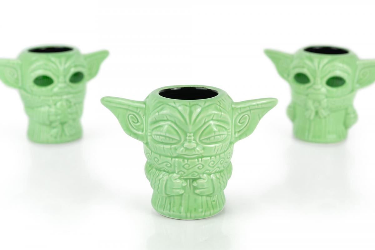 Geeki Tikis Star Wars Mandalorian The Child Mini Muglets | Set of 3 | 2.5 Ounces picture