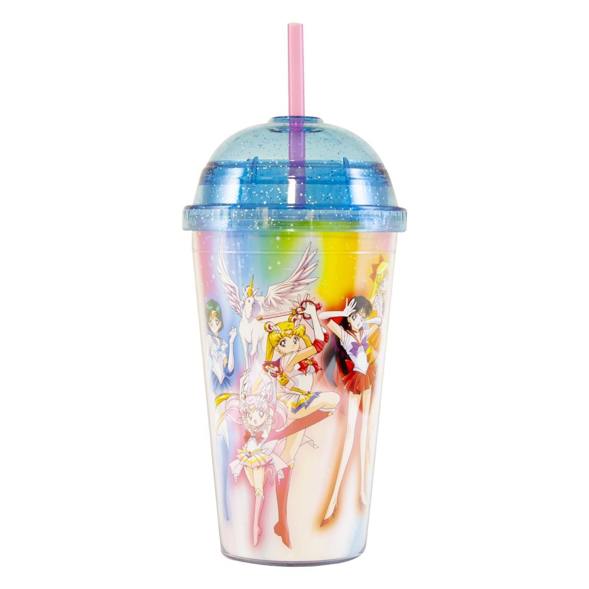 Sailor Moon 16oz. Carnival Cup w/ Glitter Dome Lid picture