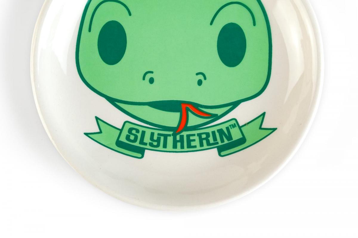 Harry Potter House Slytherin 4 Inch Ceramic Trinket Tray picture