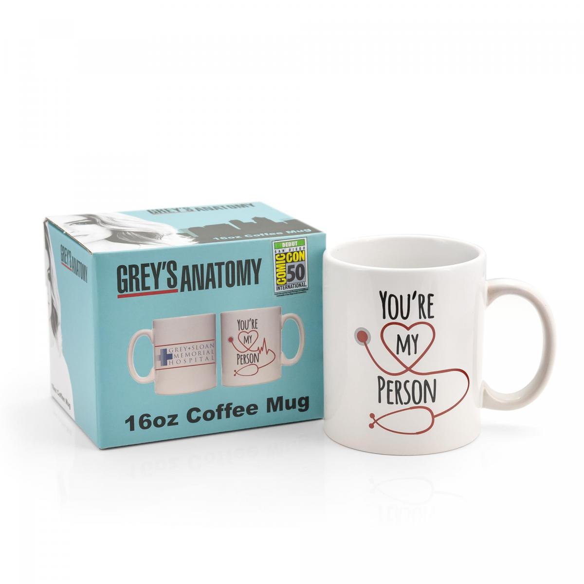 Grey's Anatomy You're My Person 16oz Ceramic Coffee Cup picture