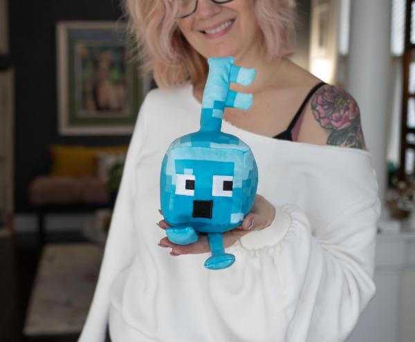 Minecraft Dungeons 7 Inch Diamond Key Golem Plush picture