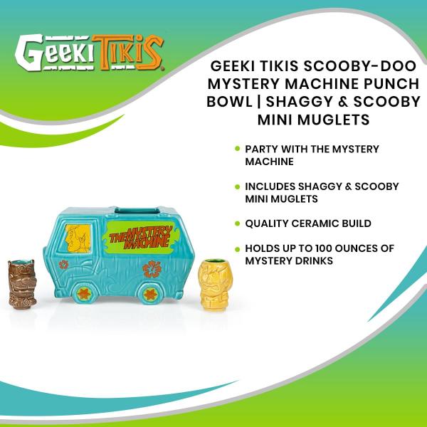 Scooby-Doo Mystery Machine Geeki Tiki Punch Bowl w/ Muglets picture