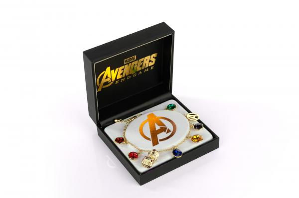 Marvel Avengers Endgame Infinity Stone Charm Bracelet