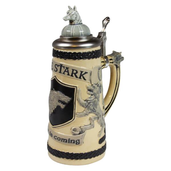 Game of Thrones 32oz Relief Ceramic Stein - House Stark picture
