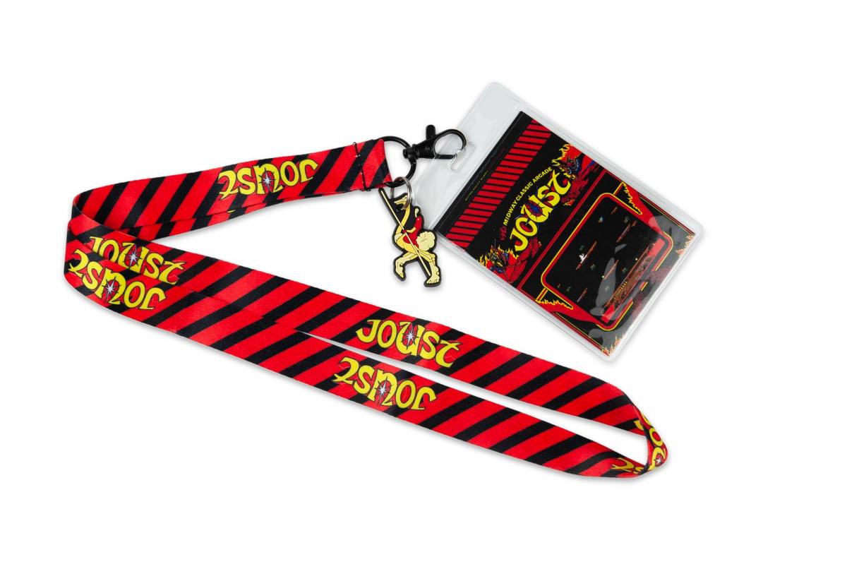 Midway Arcade Games Lanyard w/ ID Holder & Charm - Joust picture