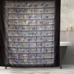 Fallout Perks Plastic Shower Curtain