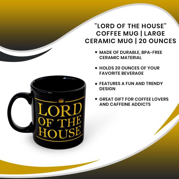 Lord of the House Downton Abbey Inspired 20oz Ceramic Coffee Mug picture