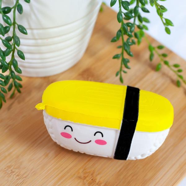 Tamago Egg Smiling Sushi Foam Squishy Toy picture