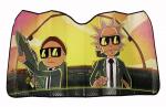 Rick and Morty Run the Jewels Accordion Auto Sunshade