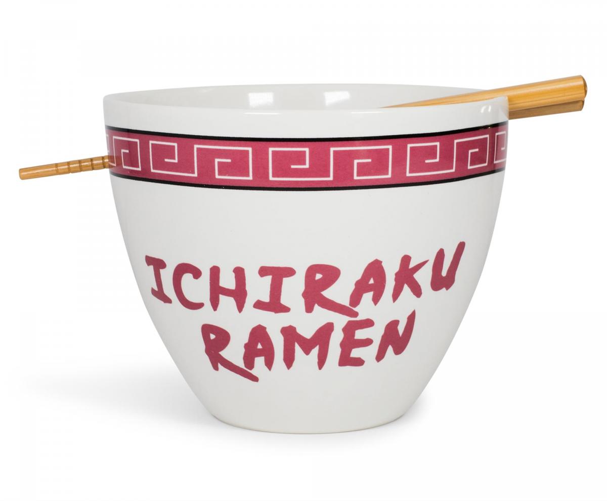 Naruto 16oz Ceramic Ramen Bowl with Chopsticks picture