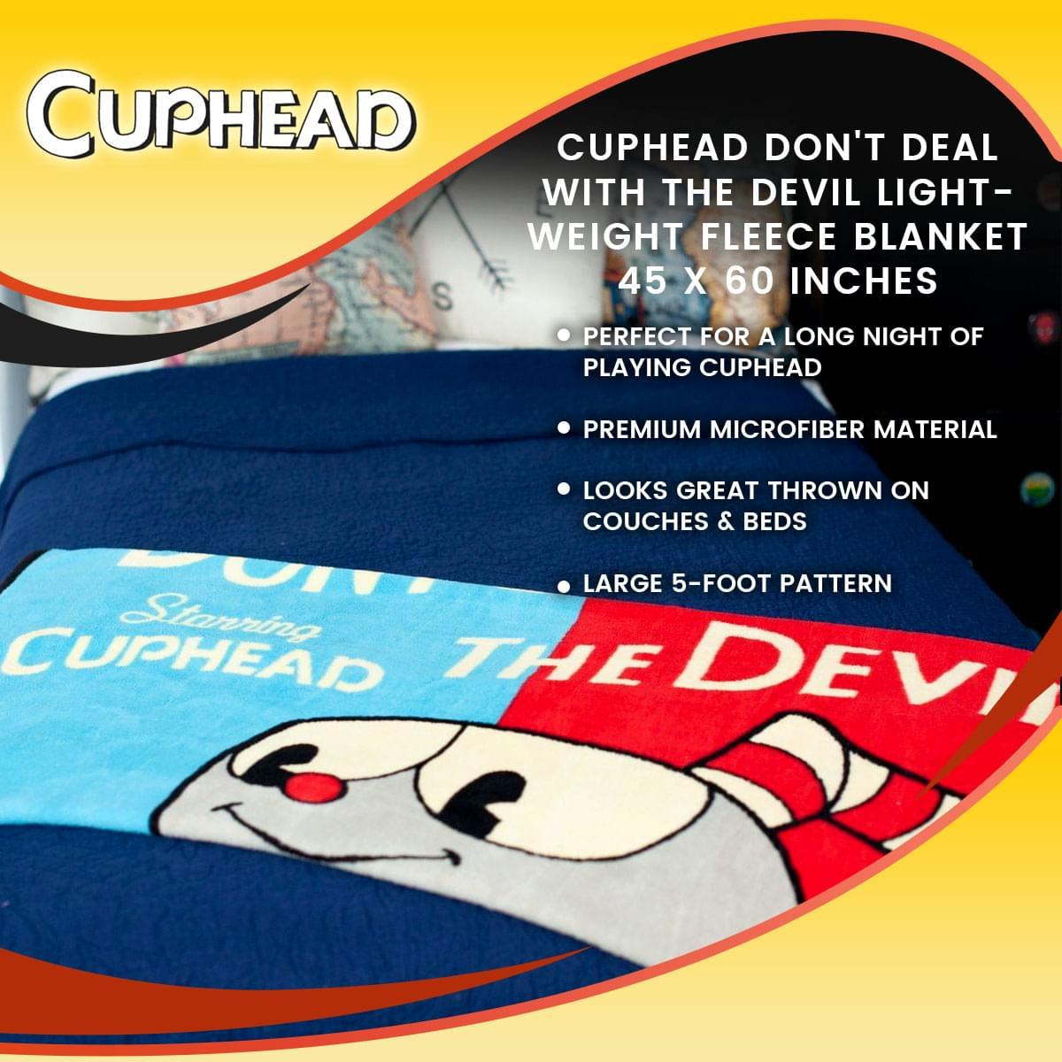 Cuphead "Don't Deal with Devil" 45"x60" Fleece Throw Blanket picture