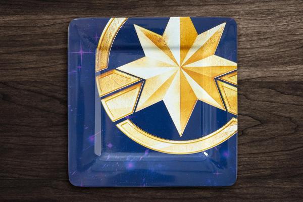 Captain Marvel Celestial Goose 4 Piece Melamine Plate Set picture