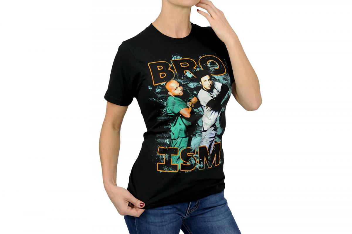 Scrubs Bro-ism Adult Black T-Shirt | X-Large picture