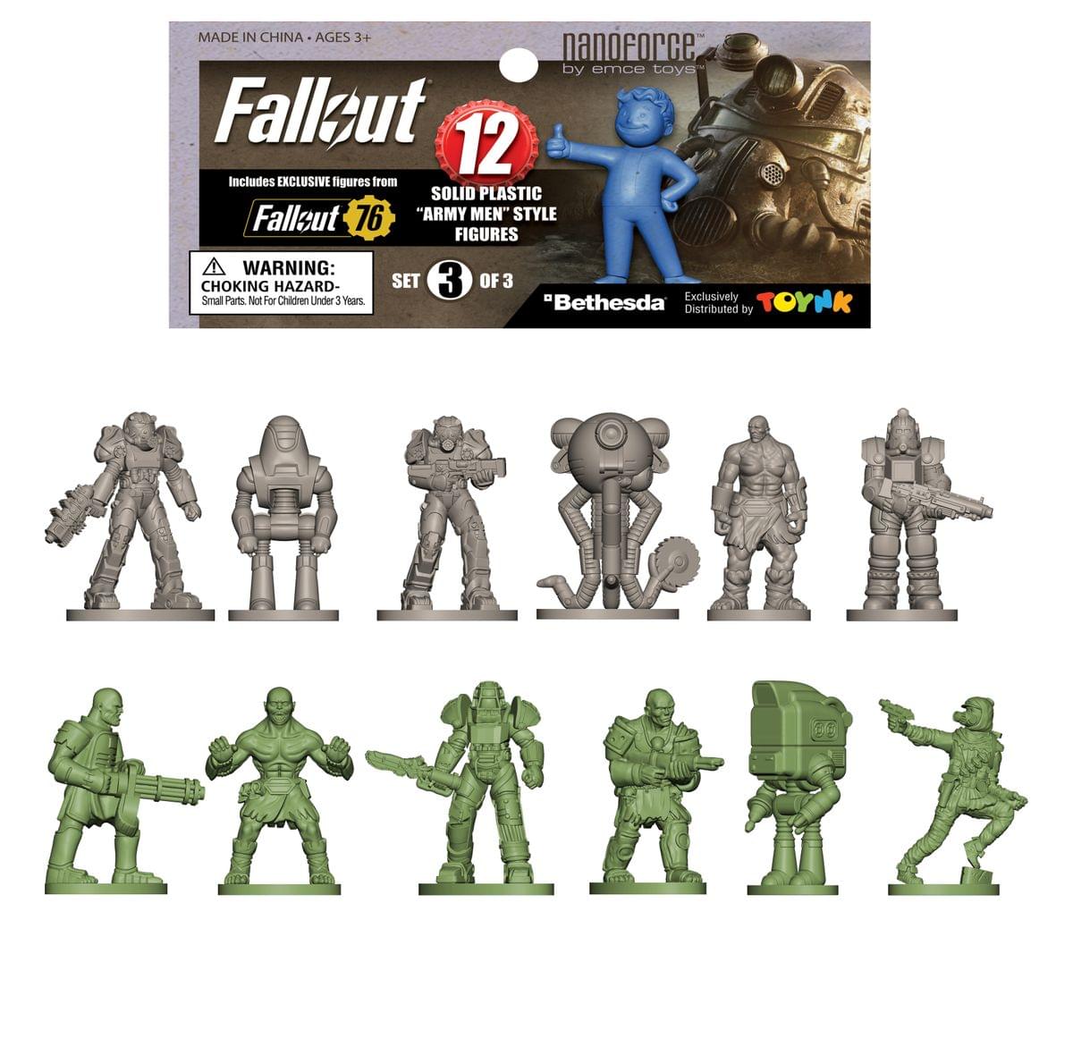 Fallout Nanoforce S1 Army Builder Figures - Bagged Version 3 picture