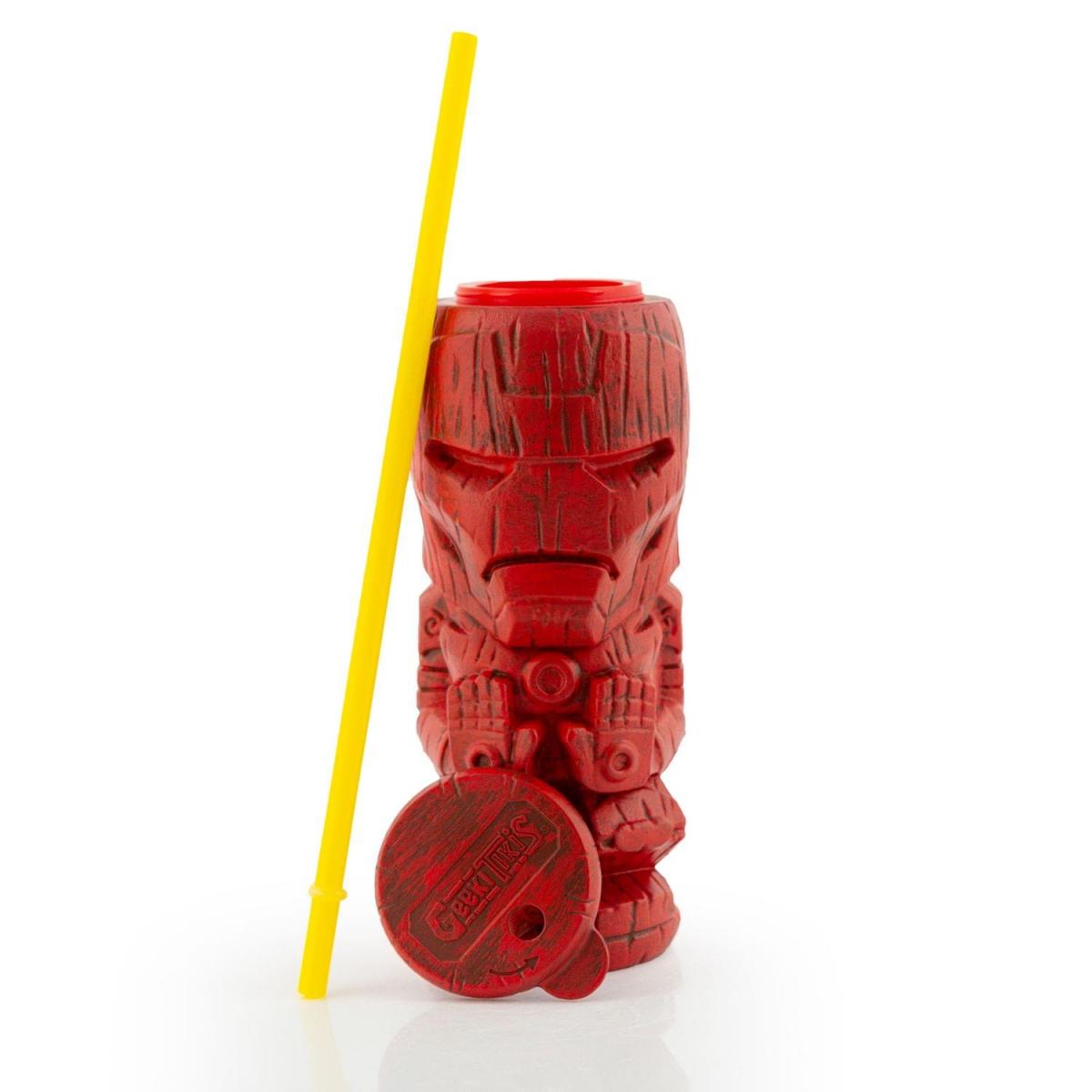 Marvel Iron Man 22oz Plastic Geeki Tikis Tumbler picture