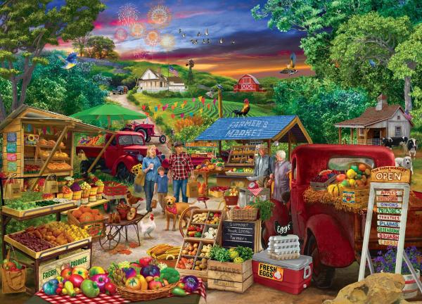 Farmer's Market 1000 Piece Jigsaw Puzzle