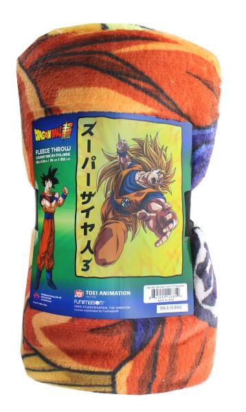 Dragon Ball Z Goku Super Saiyan 3 Fleece Throw Blanket picture