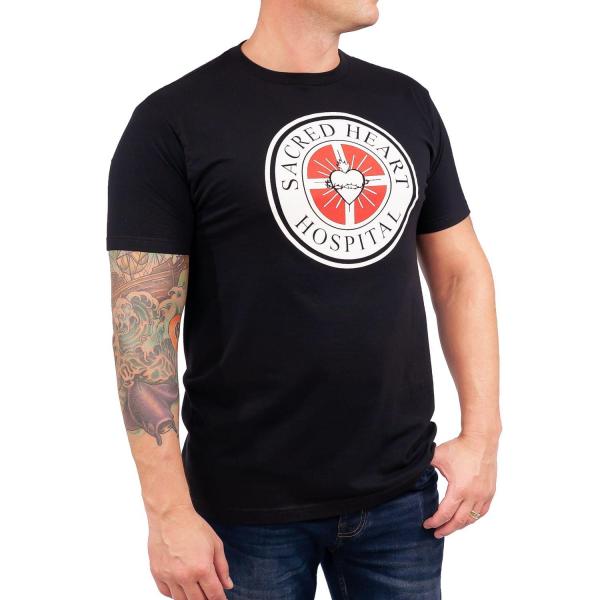 Scrubs "Sacred Heart Hospital" Men's Black T-Shirt - Large picture