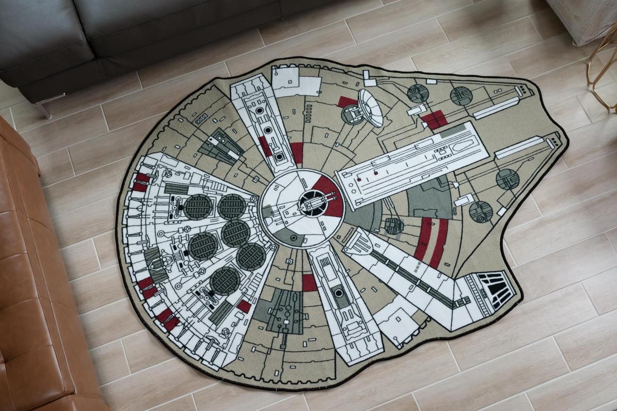 Star Wars Millennium Falcon 59 x 79 Inch Area Rug picture