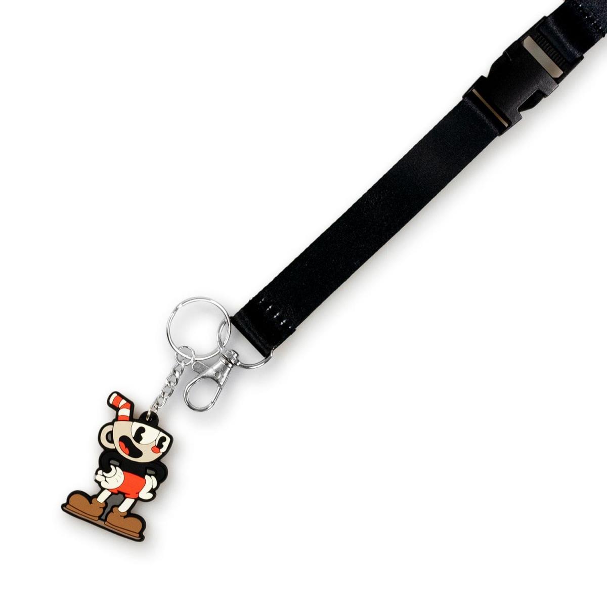 Cuphead "Deal With The Devil" Exclusive Lanyard w/ PVC Charm picture