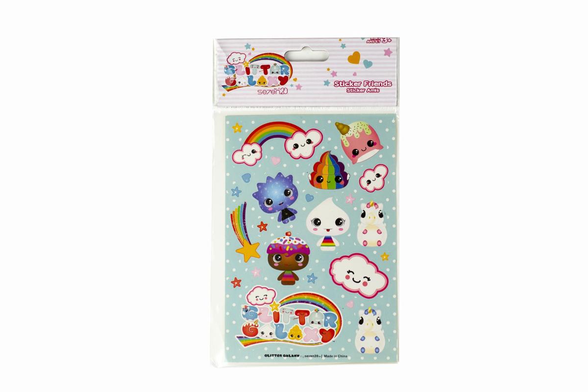Glitter Galaxy Sticker Friends Sheet Wave 1 picture