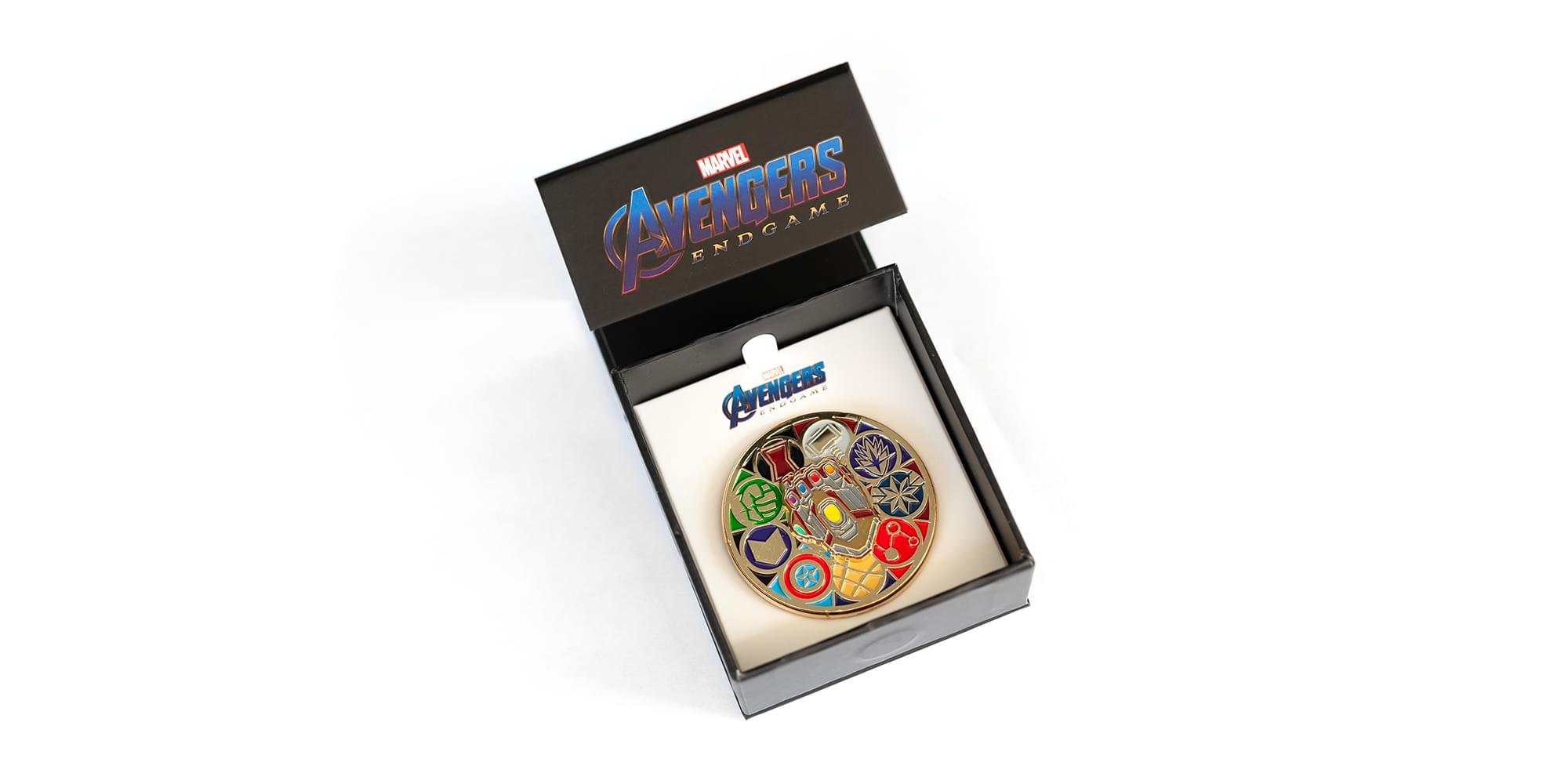 Marvel Infinity War Spinning Stark Gauntlet Exclusive Pin picture