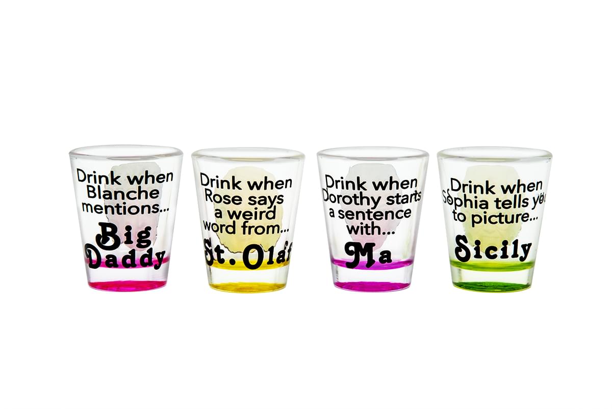 Golden Girls Shot Glasses, Set of 4 picture