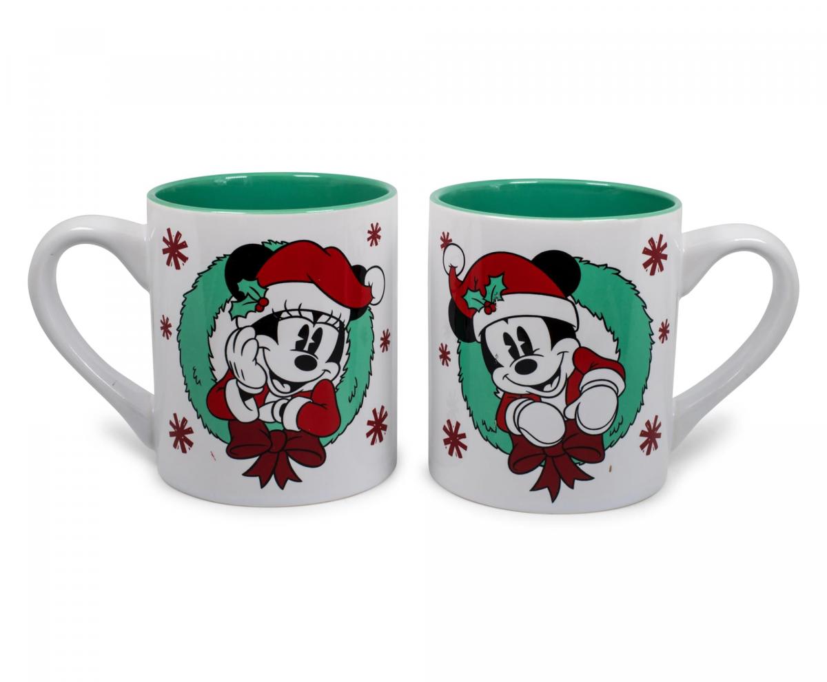 Mickey and Minnie Mouse Holiday Mug Set picture