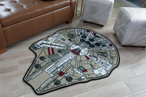Star Wars Millennium Falcon 39 x 52 Inch Area Rug picture