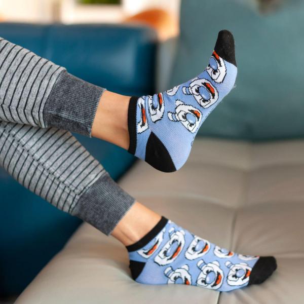 Cuphead Adult Ankle Sock 5-Pack - Cuphead & Mugman Wallop picture