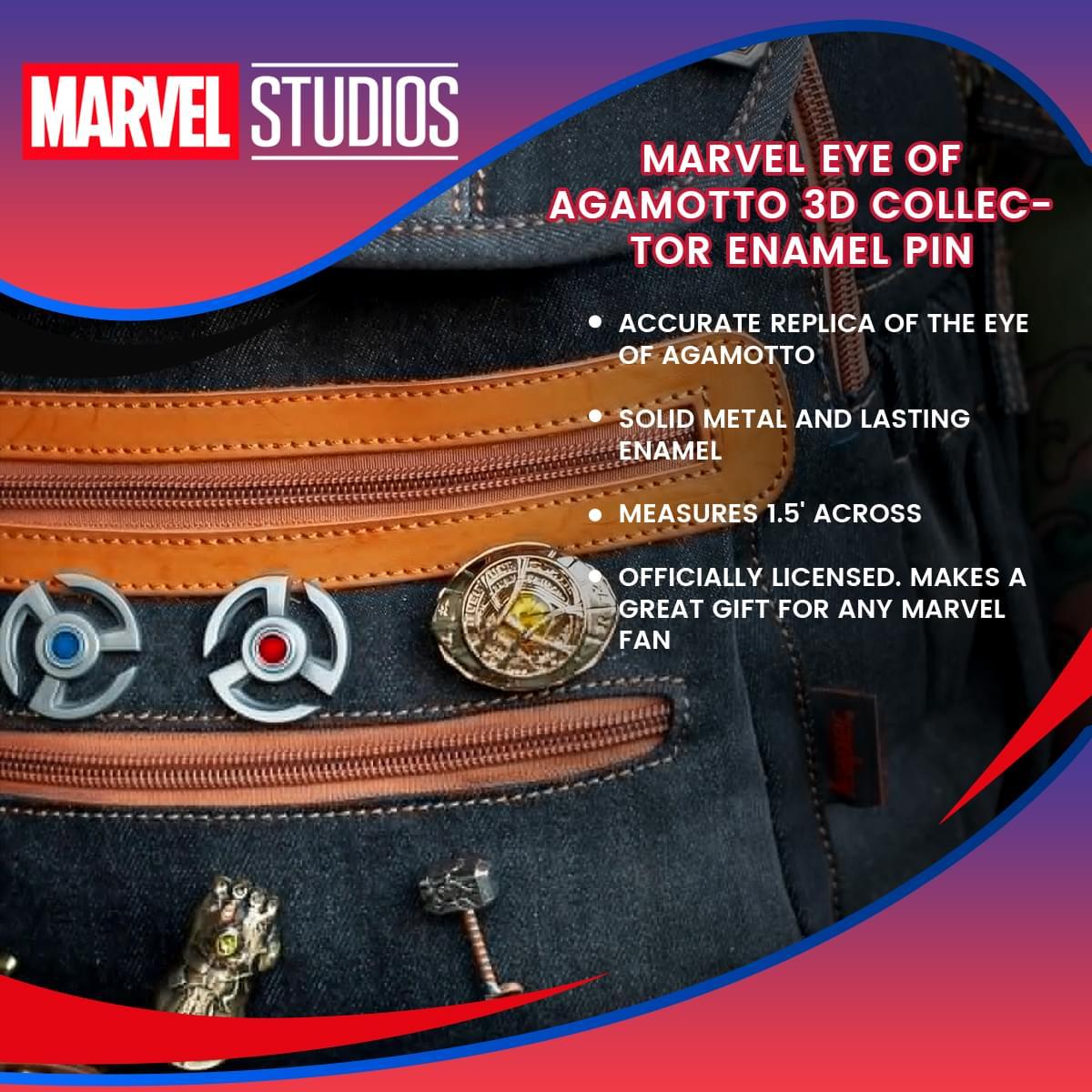 Marvel Doctor Strange Eye of Agamotto 3D Collector Pin picture