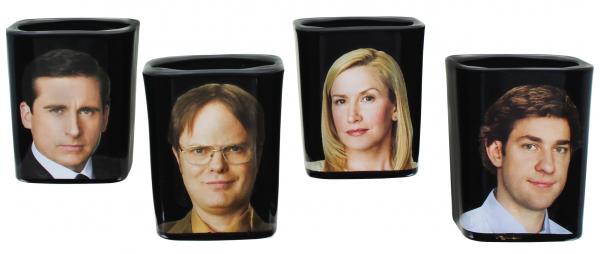 The Office Character Shot Glass Set of 4 picture