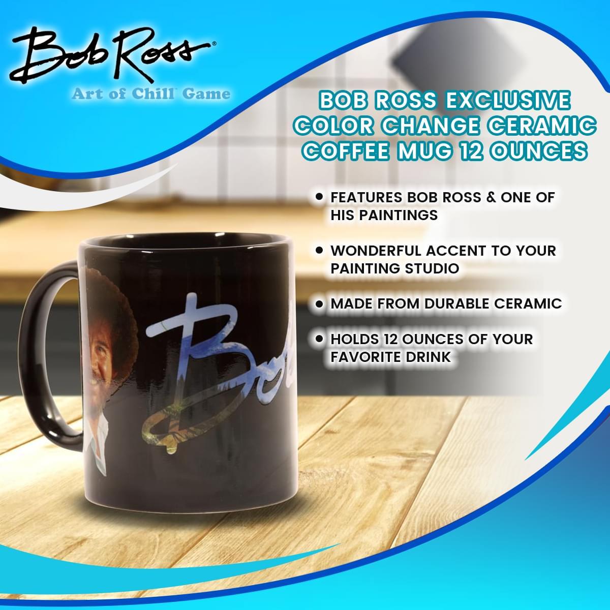 Bob Ross Exclusive Color Change Ceramic Coffee Mug picture