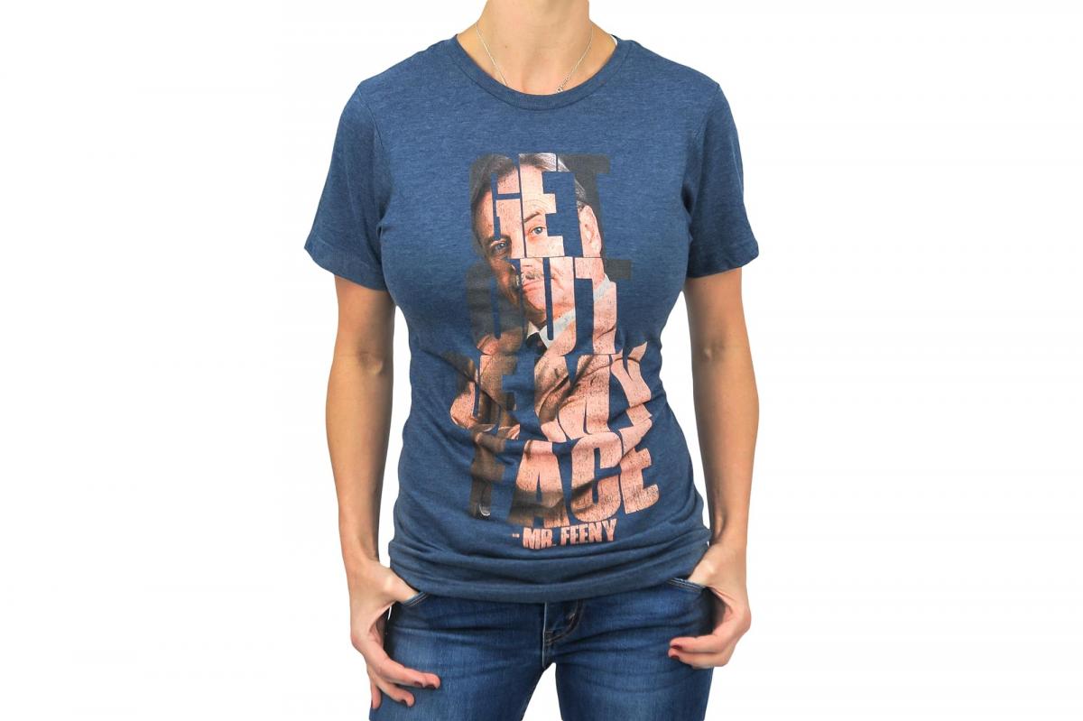 Boy Meets World Get Out Of My Face Adult Blue T-Shirt | XL picture