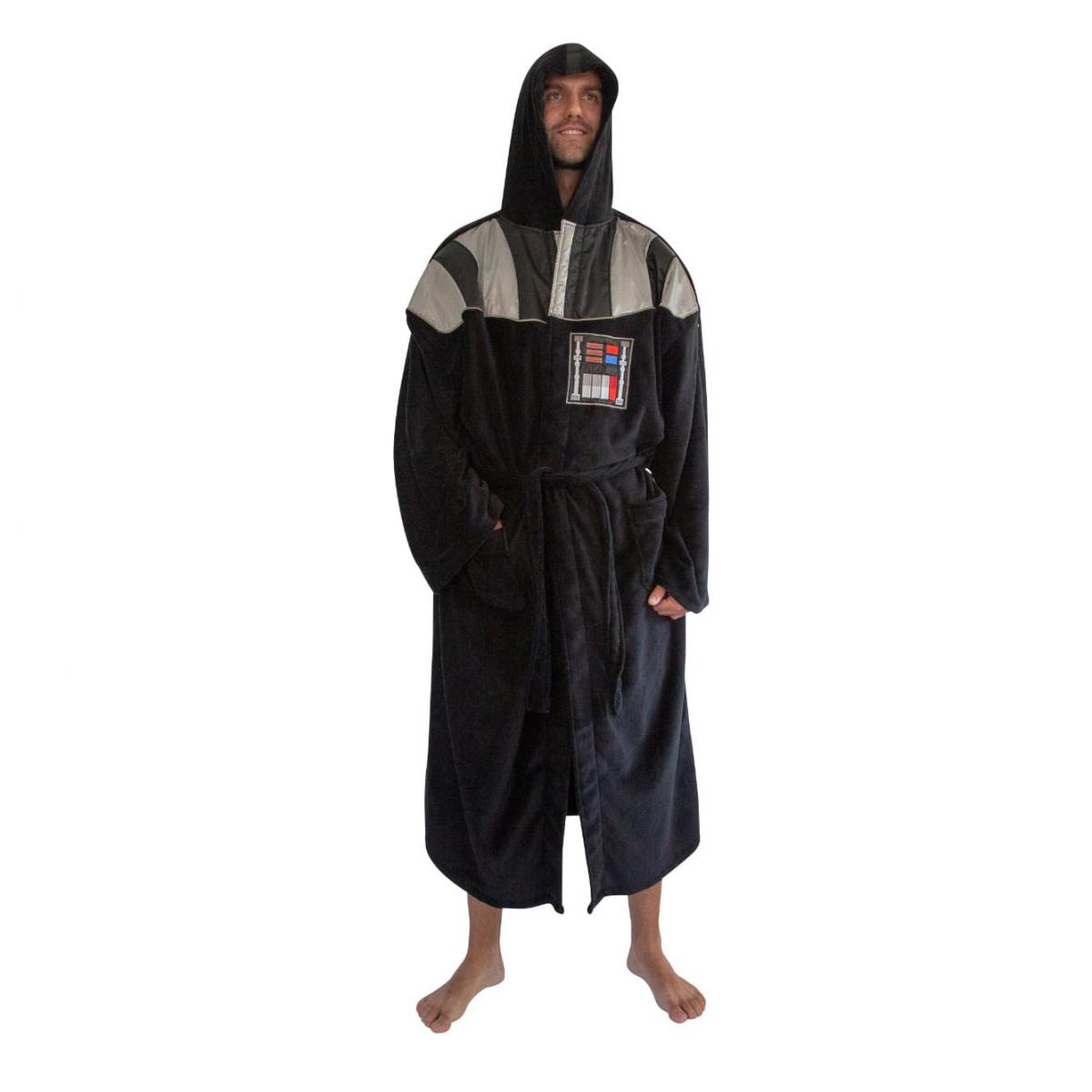 Star Wars Darth Vader Uniform Hooded Bathrobe For Adults | Big And Tall XXL picture