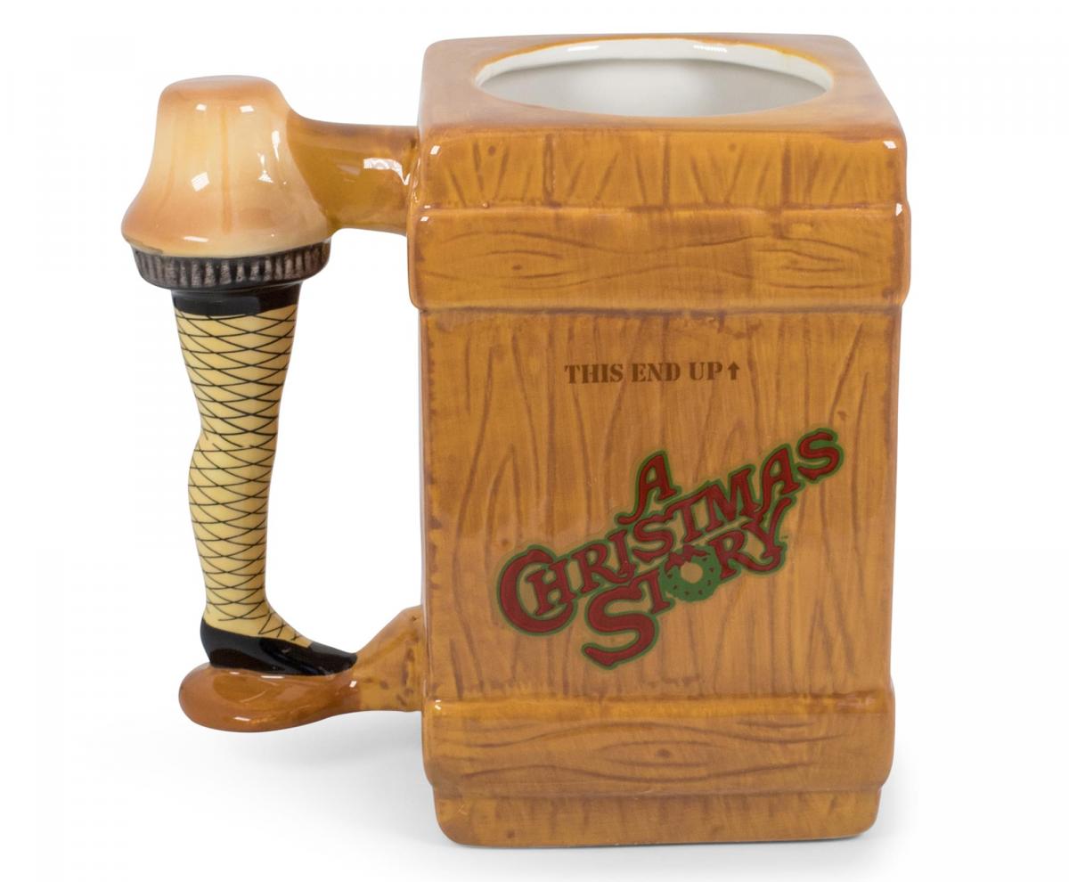 Christmas Story Leg Lamp 3D Ceramic Sculpted Mug picture