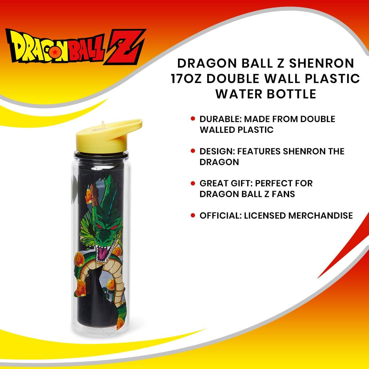 Dragon Ball Z Shenron 17oz Double Wall Plastic Water Bottle picture