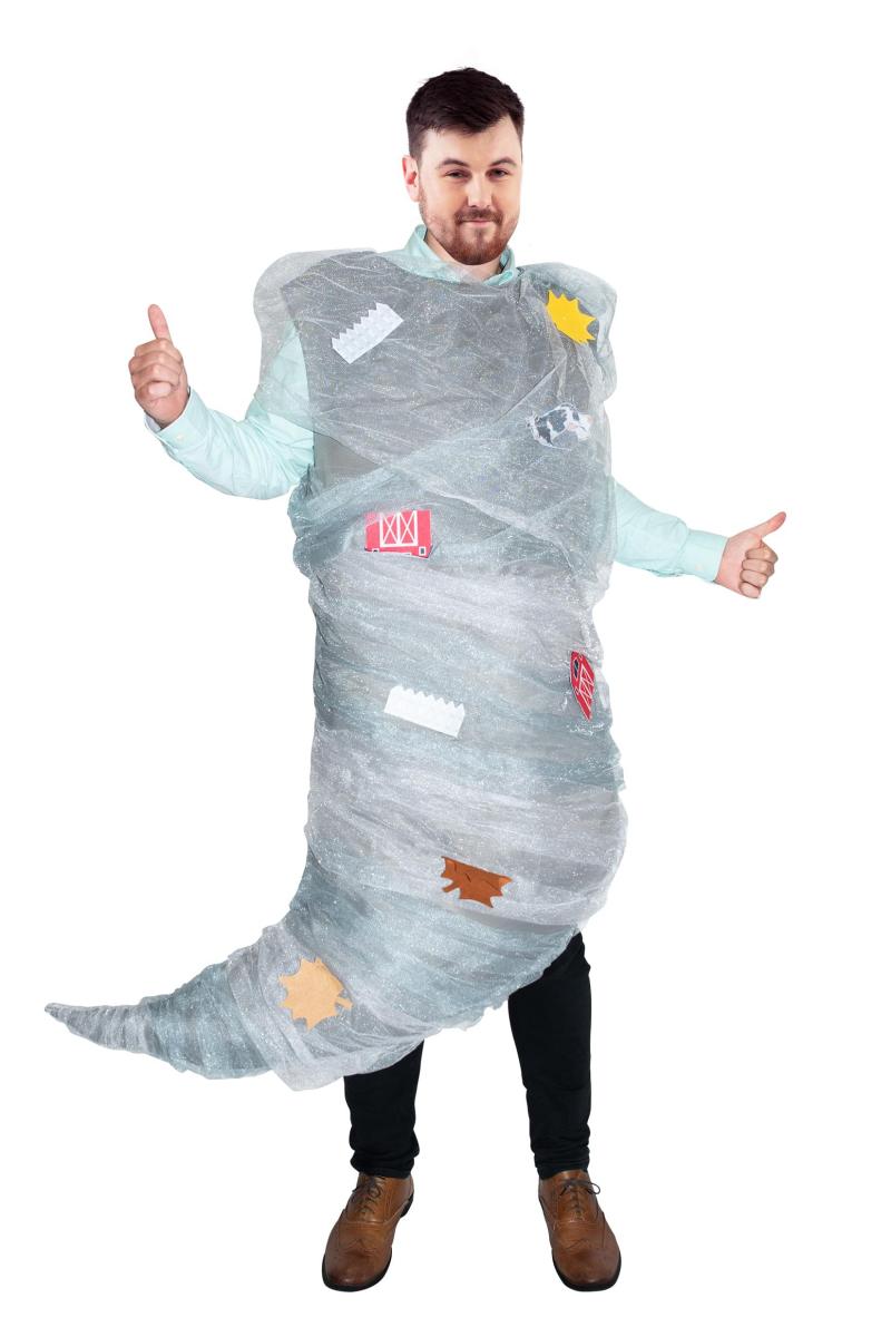 Tornado Adult Pull Over Costume | One Size picture
