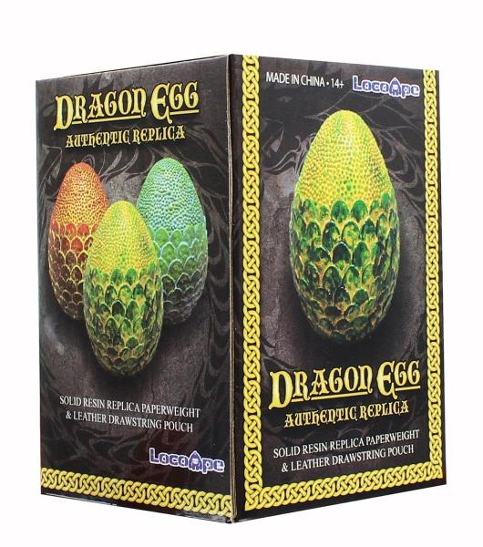 Dragon Egg 4.5-Inch Resin Paperweight Prop Replica - Green picture