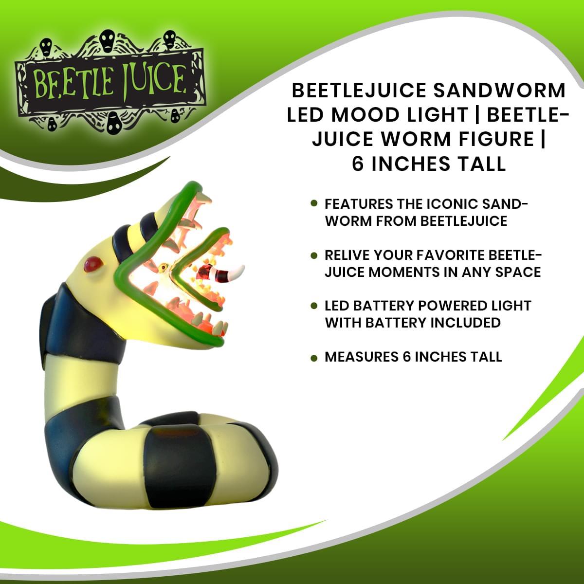 Beetlejuice Sandworm 6 Inch LED Mood Light picture