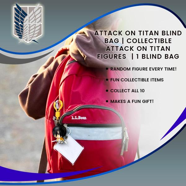 Attack on Titan Blind Bag Backpack Hangers, One Random picture