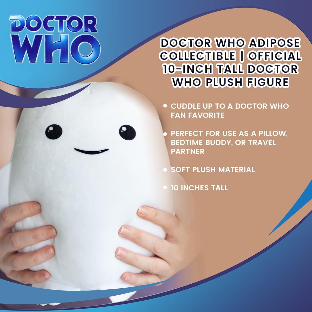 Doctor Who Adipose 10 Inch Squisheez Plush picture