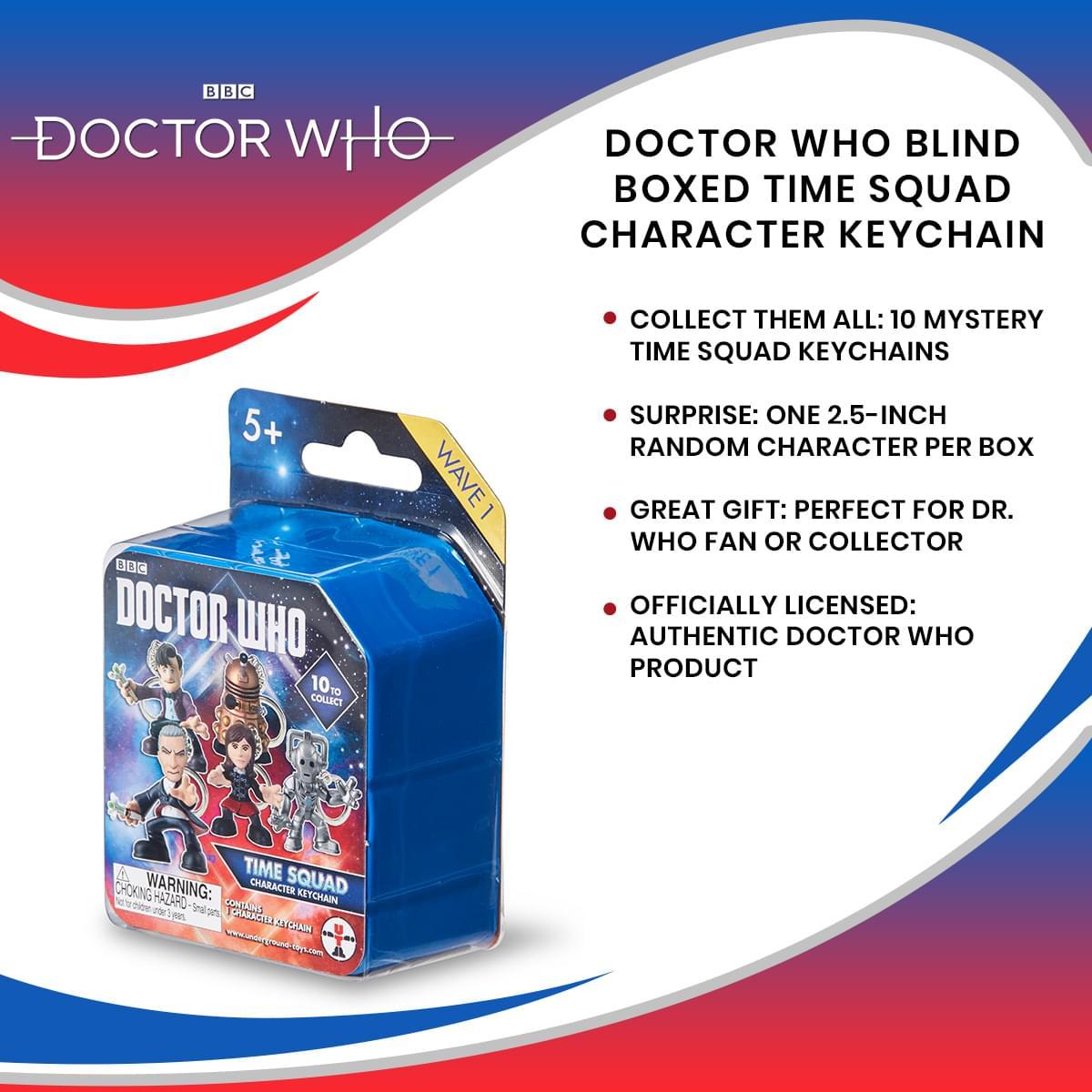 Doctor Who: Blind Boxed Time Squad Keychain picture
